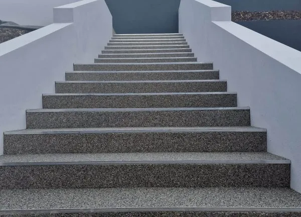 resin surface steps